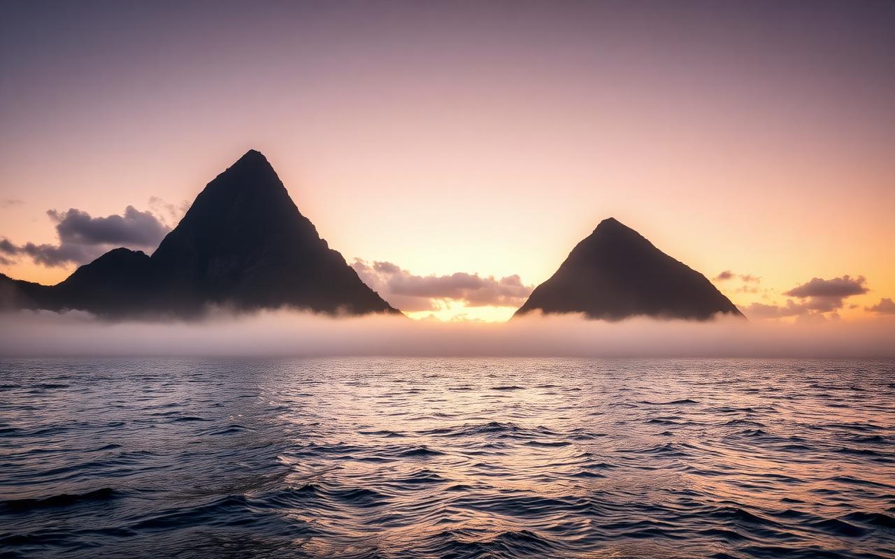 St Lucia silhouette