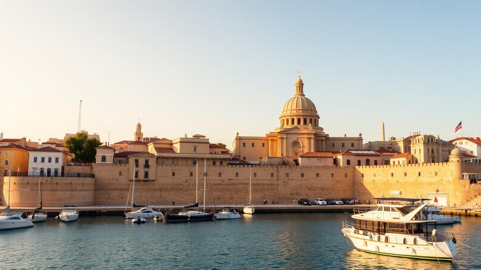 Malta silhouette