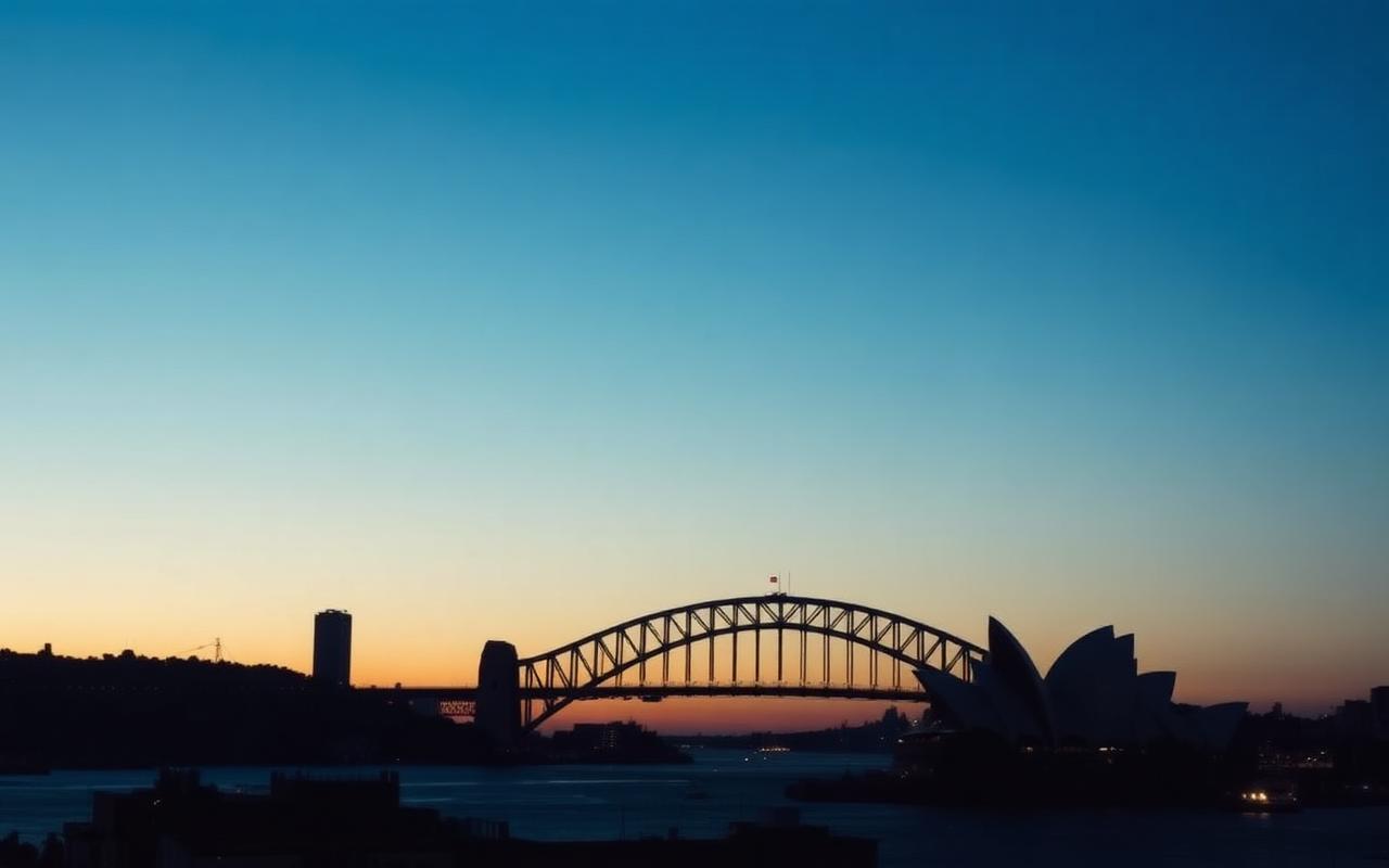 Australia silhouette